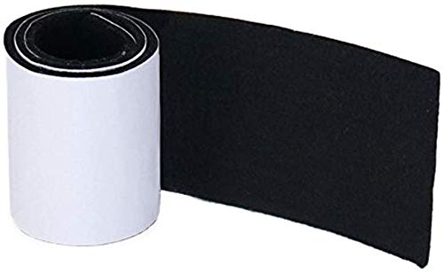 Heavy Duty Filzstreifen Rolle - DIY selbstklebende Möbel Pad, Bodenschutz, fühlte sich Stuhlpolster, 39,37 '' x 3,93 '', dunkelgrau von Circe-eu