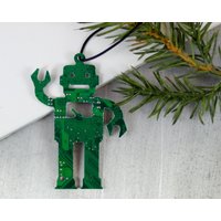Platine Ornament Roboter, Computer Programmierer, Software Engineer, Science Geschenk, Weihnachtsverzierung, Techie Stocking Stuffer von CircuitBreakerLabs