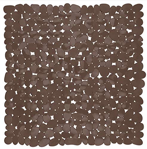 Circul Duschmatte 53 x 53 cm braun Steinoptik von Circul