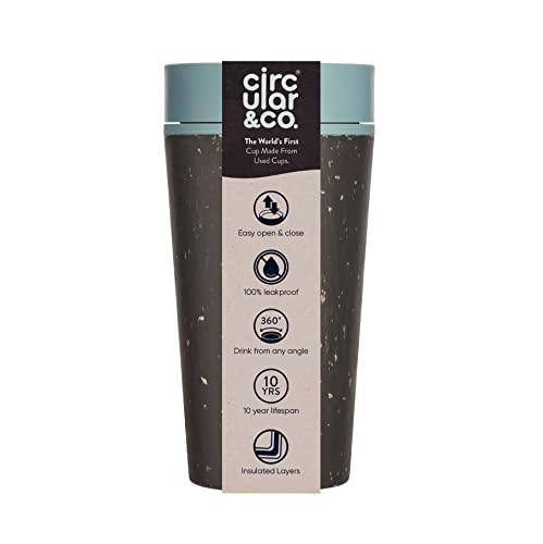 Circular & Co Kaffeebecher 2Go Kaffeebecher 340 ml - OS - schwarz/blau Circular & Co Kaffeebecher 2Go Kaffeebecher 340 ml - OS - schwarz/blau von Circular and Co