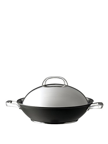 Circulon Infinite Wokpfanne Induktion 36 cm - Wokpfanne Mit Deckel und Griffen aus Edelstahl - Antihaftbeschichtet - Spülmaschinenfest - Hartanodisiertes Aluminium Kochgeschirr, Schwarz Circulon Infinite Wokpfanne Induktion 36 cm - Wokpfanne Mit Deckel und Griffen aus Edelstahl - Antihaftbeschichtet - Spülmaschinenfest - Hartanodisiertes Aluminium Kochgeschirr, Schwarz von Circulon