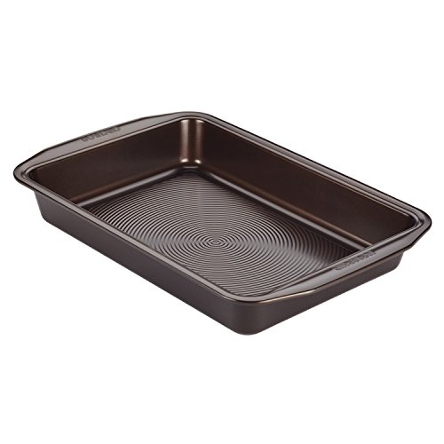 Circulon Nonstick Bakeware 9-Inch x 13-Inch Rectangular Cake Pan, Chocolate Brown von Circulon