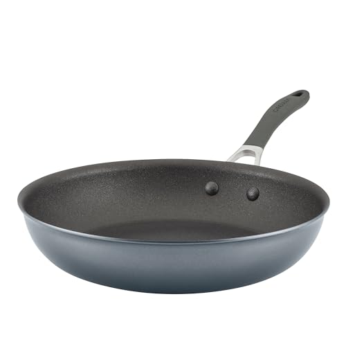 Circulon Scratch Defense Non Stick Bratpfanne 30cm - Induktionsbratpfanne mit extrem langlebiger Antihaftbeschichtung, spülmaschinenfest und ofenfest, Graphit-Pewter-Finish von Circulon