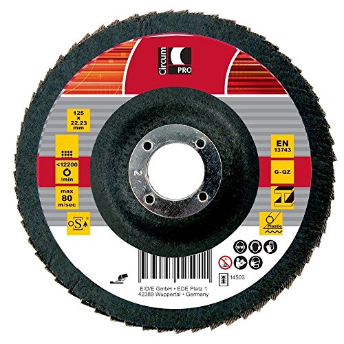 CircumPRO 4333097024908 Schleifmopteller 115mm Flach Körnung 60 von Circum Pro