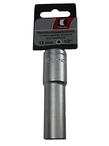 Nuss Steckschlüssel- Einsatz lang 6-kant 1/2' 13mm Markenware von Circum