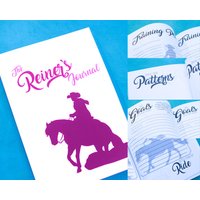 Das Reiner's Journal - Reining Horse Logbuch | Reiter Notizbuch Für Wettkämpfer Tracking Tore, Ergebnisse, Muster Reiner Geschenk von CircusUnicorn