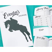 The Eventer's Journal - Pferdesport-Planer & Trainingstagebuch Pferdesport-Geschenk Für 3-Tage-Veranstaltungen, Spring- Und Dressurreiter von CircusUnicorn