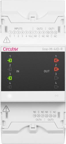 Circutor Line-M-4IO-R Erweiterungsmodul Circutor Line-M-4IO-R Erweiterungsmodul von Circutor