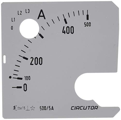 circutor SEC – Amperemeter SEC 72 FA 500/5 A Switch (AC) 2 polig von Circutor
