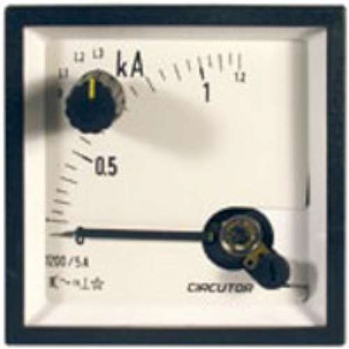 circutor SEC – Amperemeter SEC 96 FA 600/5 A Switch (AC) 2 polig von Circutor