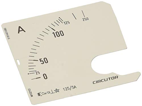 circutor SEC – Maßstab Amperemeter SEC 72 125/5 AC von Circutor
