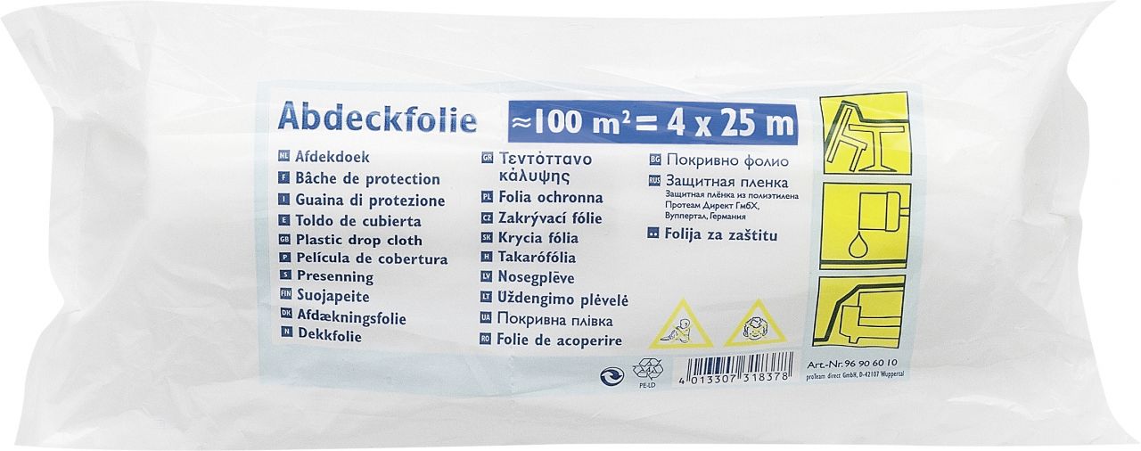 Color Expert Abdeckfolie HDPE Standard 4 x 25 m 100 m² Color Expert Abdeckfolie HDPE Standard 4 x 25 m 100 m² von Color Expert