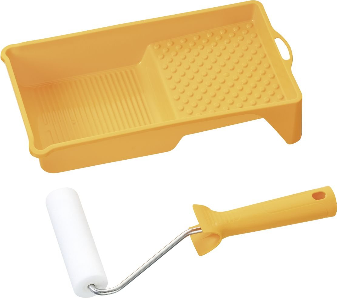 Color Expert Lackier-Rollerset 11 cm 1K Griff mit Wanne von Color Expert