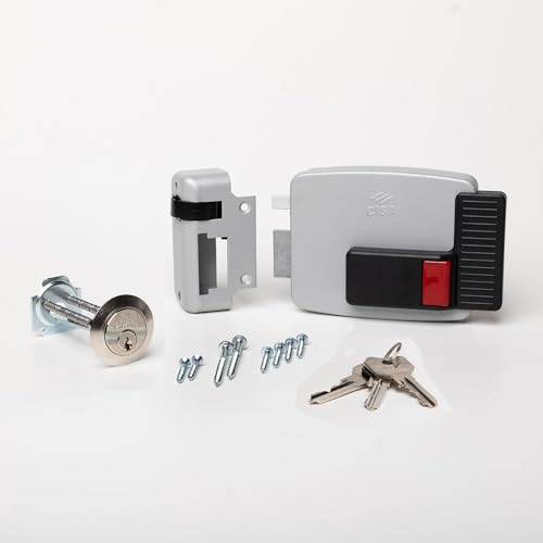 CISA - Elektroschloss zum Anbringen 111610702N7 - Elektroschloss CISA aus lackiertem Stahl mit Innentaste - Elektrisches Außentorschloss Eingang 70 verstellbar - Linke Hand CISA - Elektroschloss zum Anbringen 111610702N7 - Elektroschloss CISA aus lackiertem Stahl mit Innentaste - Elektrisches Außentorschloss Eingang 70 verstellbar - Linke Hand von Cisa
