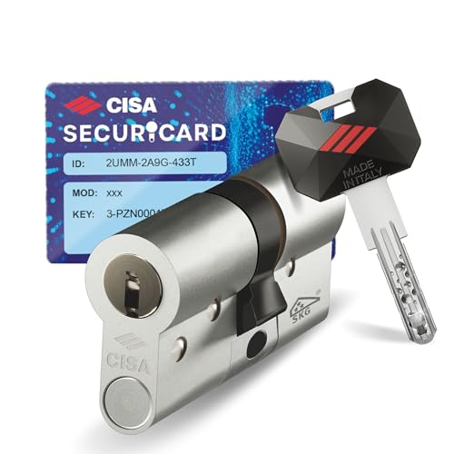 CISA - Europäischer Sicherheitszylinder RS5 - Zylinder mit 5 Reihen Radialstiften - Zylinder mit digitalem Schlüssel geschützt von Cisa