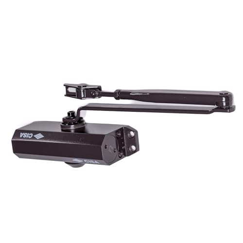 CISA Serie 604 – Türschließer mit Zahnstange 16046003088 – Türschließer mit verstellbarer Schließgeschwindigkeit – dunkelbraunes Finish – für Türen bis max. 85 kg CISA Serie 604 – Türschließer mit Zahnstange 16046003088 – Türschließer mit verstellbarer Schließgeschwindigkeit – dunkelbraunes Finish – für Türen bis max. 85 kg von Cisa