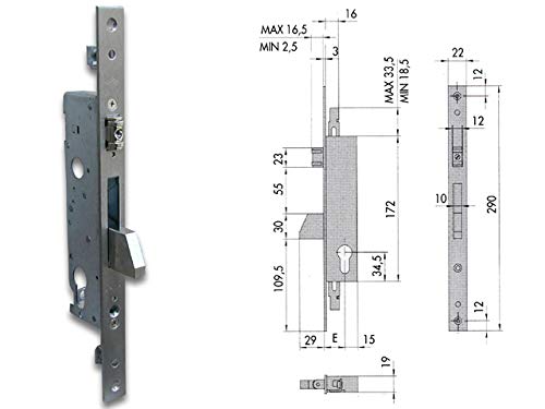 Cisa 1.46250.35.0 – Rulo cm EMB 35 mm + PAL + A/B IT von Cisa