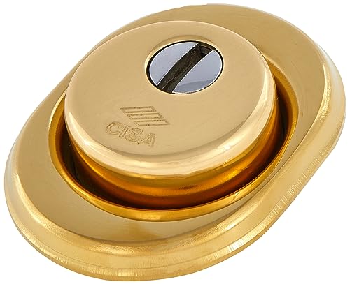 Cisa 106490500 Schutz für den europäischen Zylinder mit reißfester Schale, Farbe Messing Cisa 106490500 Schutz für den europäischen Zylinder mit reißfester Schale, Farbe Messing von Cisa