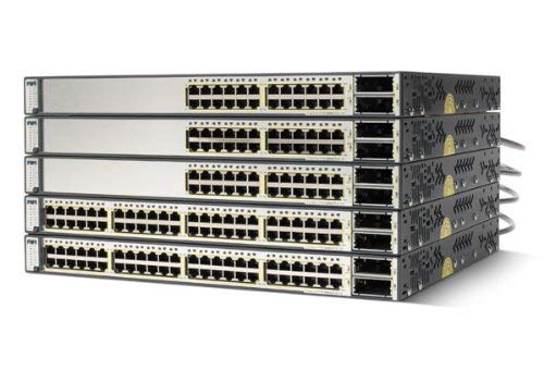 Catalyst 3750e Switch 24 x 10/100/10 - CISCO SYSTEMS - WS-C3750E-24TD-S (Generalüberholt) von Cisco Systems