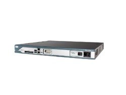 Cisco 2811 - Kabelrouter (Schnelles Ethernet, 10/100Base-T(X), 10,100 Mbit/s, 128-bit AES,192-bit AES,256-bit AES,3DES,DES, Cisco IOS, Schwarz, Blau, Edelstahl) von Cisco