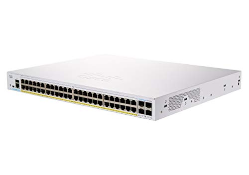 Cisco Business CBS250-48PP-4G Smart Switch | 48 GE-Ports | Partial PoE | 4 x 1G-SFP | Begrenzter Lebenszeitschutz (CBS250-48PP-4G) von Cisco Systems
