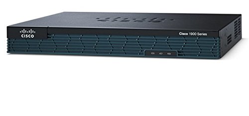 Cisco C1921-4G-V-SEC/K9 Gigabit-Ethernet-Router (IEEE 802.3, Gigabit Ethernet, 10/100/1000Base-T(X), 10,100,1000 Mbit/s, LTE, 700 MHz) schwarz von Cisco