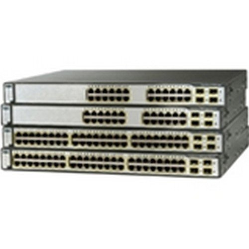 Cisco Catalyst 3750V2-48PS Switch, L3 (gemanagt, 48 x 10/100 inch) + 4 x SFP, Rackmontage, PoE (überholt) von Cisco Systems