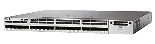 Cisco Catalyst WS-C3850-24XU-L Netzwerk-Switch Managed 10G Ethernet (100/1000/10000) Schwarz, Grau von Cisco