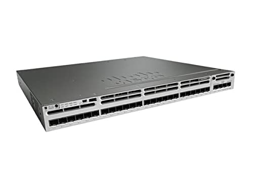 Cisco Catalyst WS-C3850-24S-E Netzwerk-Switch Managed Schwarz, Grau von Cisco