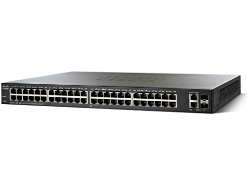 Cisco SF350-48 10/100-PoE-Managed Switch mit 48 Ports (SF350-48-K9-EU) von Cisco