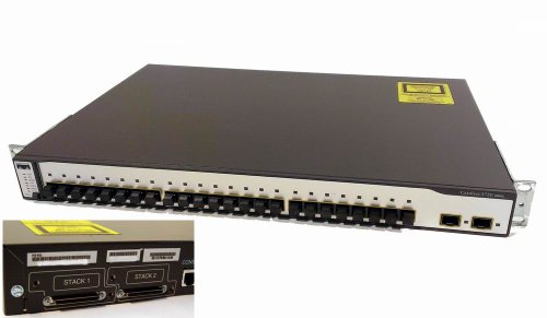 Cisco Systems Catalyst 3750-24FS-S Switch Fast 24 x MTRJ 100BFX + 2 x MiniGBIC 19 Cisco Systems Catalyst 3750-24FS-S Switch Fast 24 x MTRJ 100BFX + 2 x MiniGBIC 19 von Cisco Systems