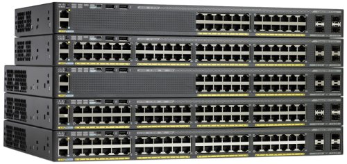 Cisco WS-C2960X-24PSQ-L Catalyst 2960-X Switch (4 Gige, PoE, 92 Watt, 2x SFP, LAN Base) von Cisco