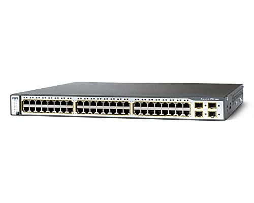 Cisco WS-C3750-48PS-S Catalyst 3750-48PS Stackable Ethernet Netzwerk-Switches - 48 x 10/100Base-TX LAN Cisco WS-C3750-48PS-S Catalyst 3750-48PS Stackable Ethernet Netzwerk-Switches - 48 x 10/100Base-TX LAN von Cisco