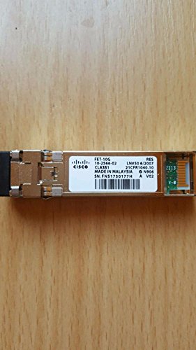 Cisco 10-2566-02 Fabric Extender SFP Transciever FET-10G Cisco 10-2566-02 Fabric Extender SFP Transciever FET-10G von Cisco Systems