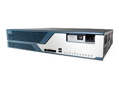 Cisco 3825 - Kabelrouter (Gigabit Ethernet, 10/100/1000Base-T(X), 10,100,1000 Mbit/s, 128-bit AES,192-bit AES,256-bit AES,3DES,des, Cisco IOS, 128 MB) von Cisco