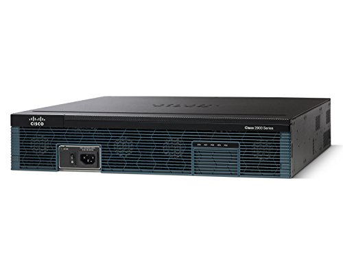 Cisco C2921-AX/K9 Router (w/3 GE, 4 EHWIC, 3 DSP, 1 SM, 256MB CF, 2,5GB DRAM mit AX license (WAAS/vWAAS mit 1300 Verbindung RTU) von Cisco