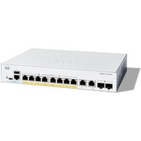 Cisco Catalyst 1300-8P-E-2G Switch 8x 1GbE PoE+ + 2x 1GbE RJ45/SFP Combo L3 managed von Cisco