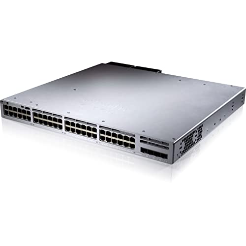 Cisco Catalyst 9300L - Network Advantage - Switch - C3 - verwaltet - 48 x 10/100/1000 (PoE+) + 4 x SFP+ 10 GB (Berg Link) - Rack Montierbar - PoE+ (505 W) von Cisco