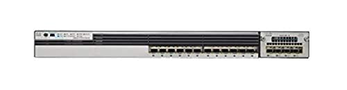 Cisco Catalyst WS-C3850 – 12s-s Managed L3 1U Grey Netzwerk Switch – Netzwerk Switches (Managed, L3, 1000Base-T, 100Base-TX, 10Base-T, IEEE 802.1d, IEEE 802.1p, IEEE 802.1Q, IEEE 802.1s, IEEE 802.1 W, IEEE 802.1 x, IEEE 802.3, IEEE 802.3 ab, IEEE, 32000 Entries, 68 Gbit/s) von Cisco