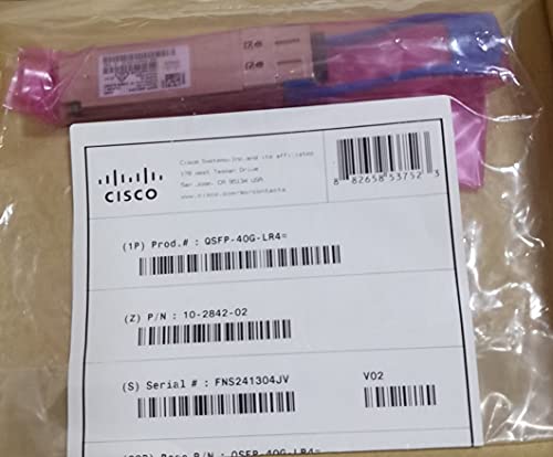 Cisco QSFP+-Transceivermodul - 40GBase-LR4 - LC-Monomod Cisco QSFP+-Transceivermodul - 40GBase-LR4 - LC-Monomod von Cisco
