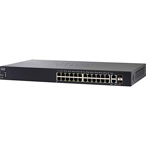 Cisco Sf250 – 24 Verwaltet L2/L3 Fast Ethernet (10/100) 1U Schwarz – Switches Netze (Verwaltet, L2/L3, Fast Ethernet (10/100), Gitter-Montage, 1U) von Cisco