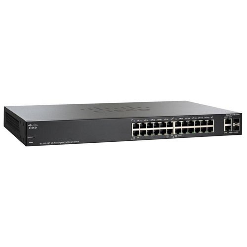 Cisco Small Business SF200-24FP L2 Fast Ethernet (10/100) Unterstützung Power Over Ethernet (PoE) Schwarz von Cisco