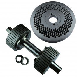 Spar Set Matrize Ø 200 mm Loch Ø 6 mm + Koller 200 mm Made in Germany von Cissonius