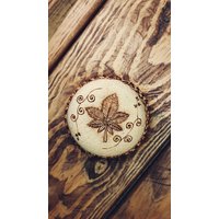 Handgemachte Hölzerne Gebrannte Trinket-Box, Ring-Träger-Box, Housewarminggeschenk von CitrusHandcrafts