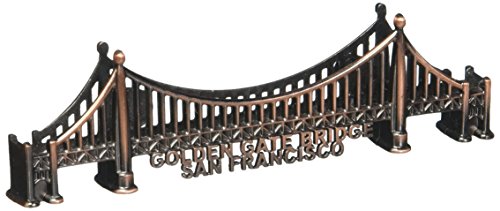 San Francisco Bronze Golden Gate Bridge Magnet by City Coffee Mugs von City Coffee Mugs