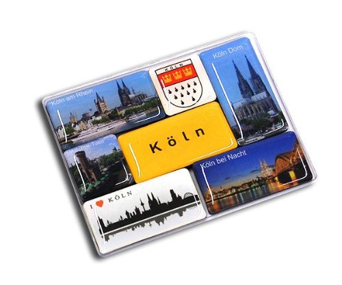 Magnetset Köln, 7-teilig von City Souvenir Shop