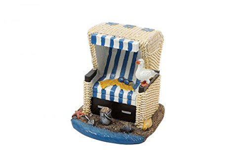 City Souvenir Shop Miniatur-Strandkorb, klein, ca. 6 x 3 x 4 cm von City Souvenir Shop