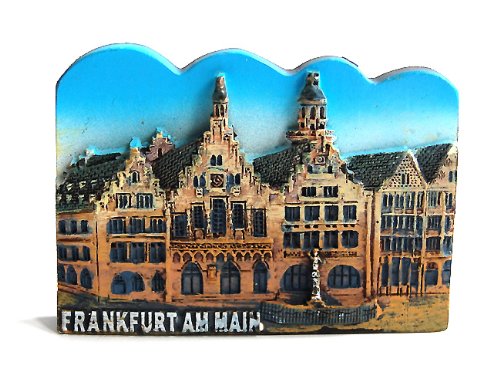 Relief-Magnet Frankfurt Altstadt von City Souvenir Shop