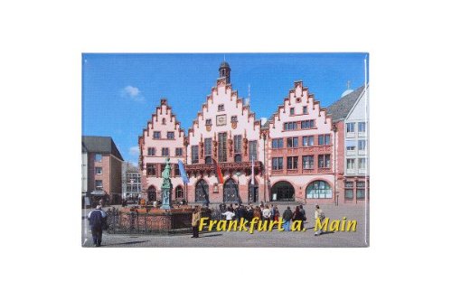 Das Frankfurt Souvenir: Magnet Kühlschrankmagnet Frankfurter Römer von City Souvenir Shop