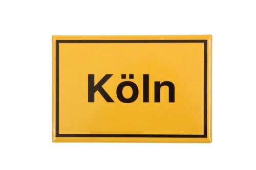 Deko-Magnet Kühlschrankmagnet Ortsschild Köln von City Souvenir Shop
